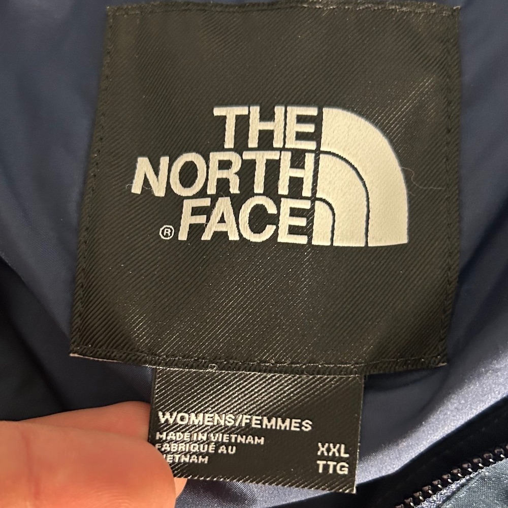 The North Face DryVent Rain Jacket Parka Womens XXL Blue Waterproof Gorpcore - Picture 3 of 9